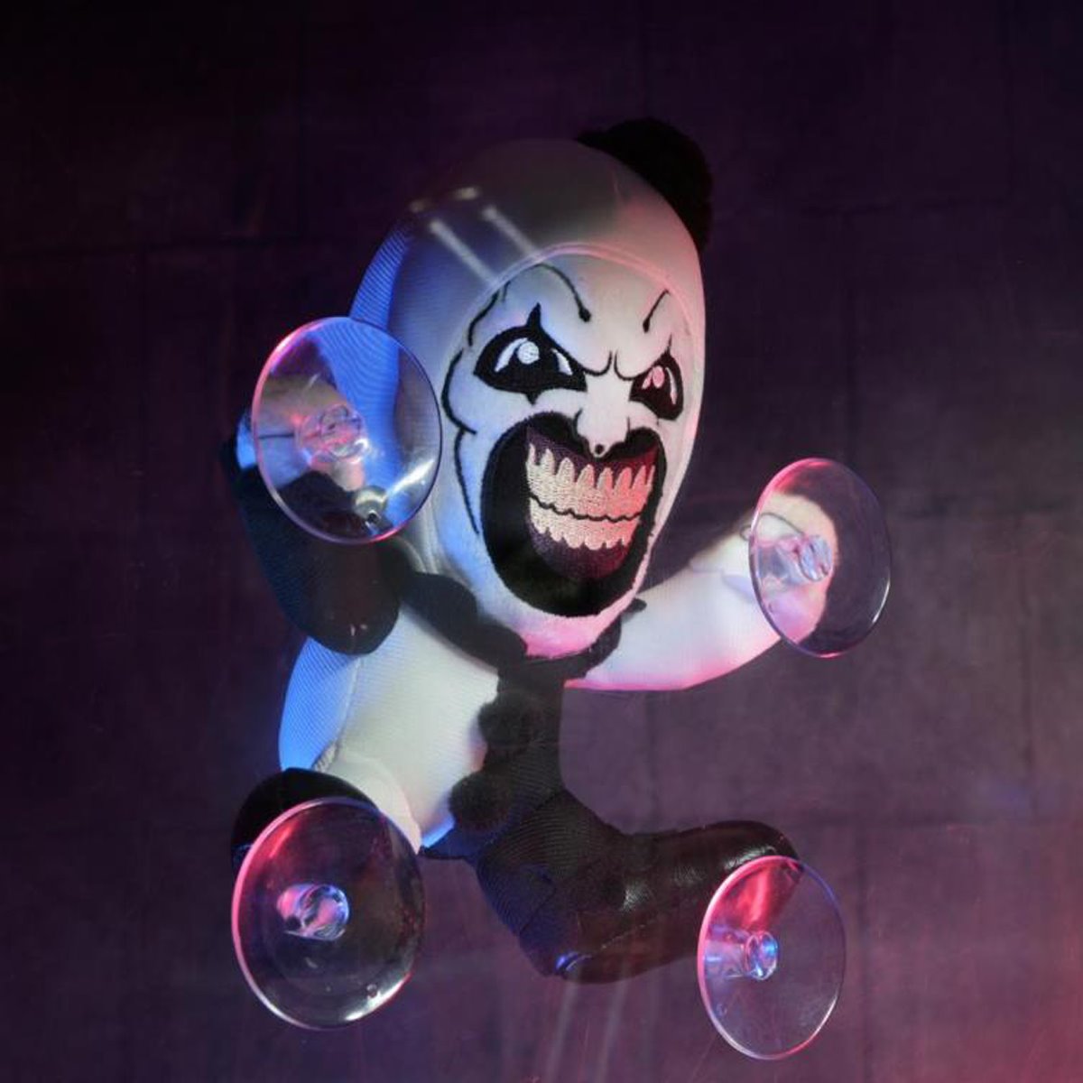 Terrifier 3 Art the Clown Suction Cup Window Clinger Plush
