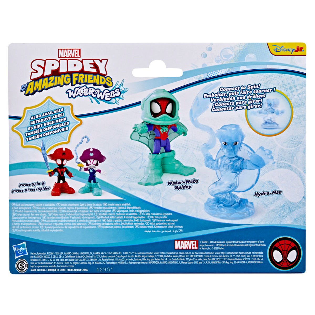 Spidey and his Amazing Friends Water-Webs Spidey & Hydro-Man Action Figures