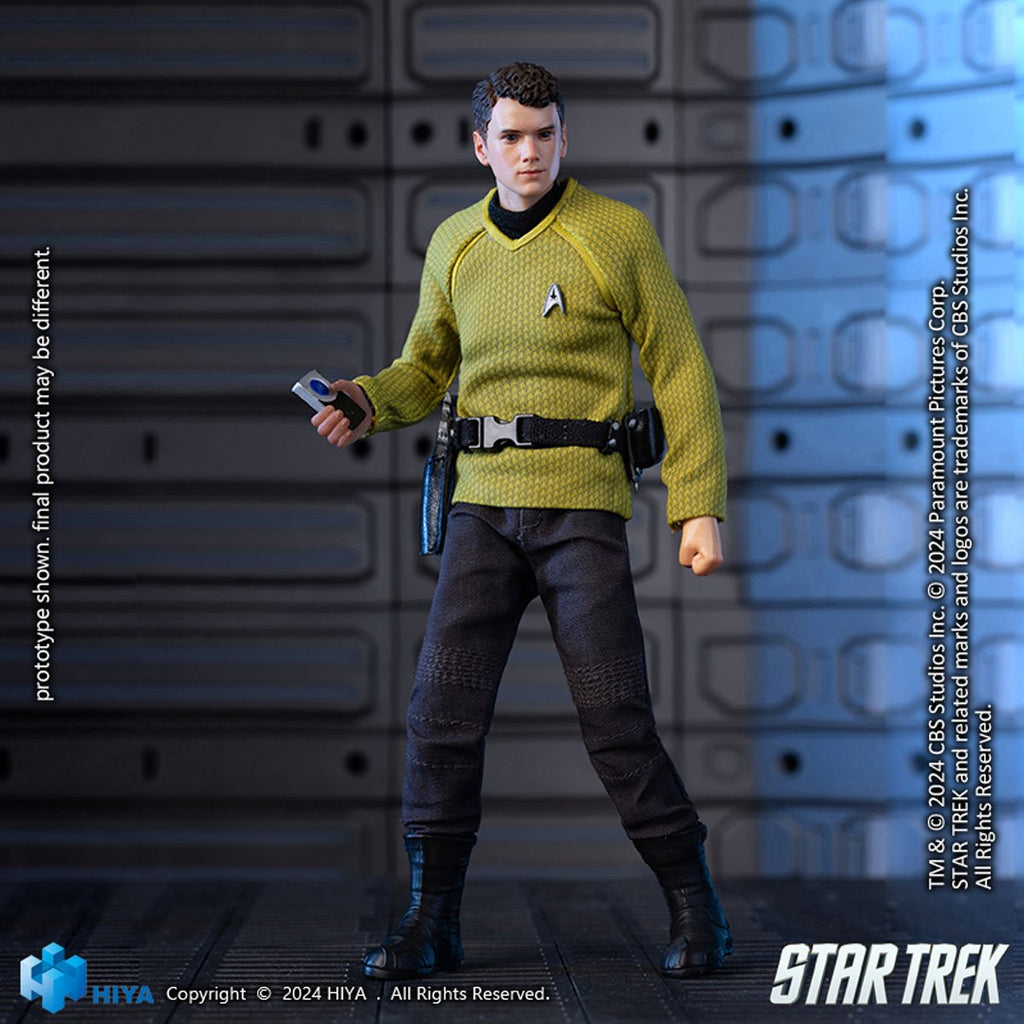 Star Trek 2009 Chekov Exquisite Super Series 1:12 Scale Action Figure