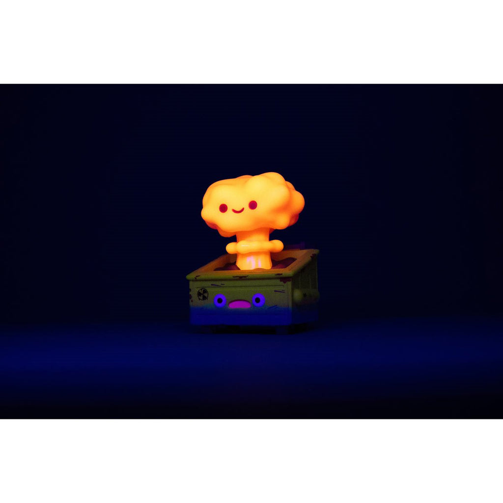 Lil Nuclear Dumpster Fire Radioactive Red Variant Vinyl Figure - Entertainment Earth Exclusive