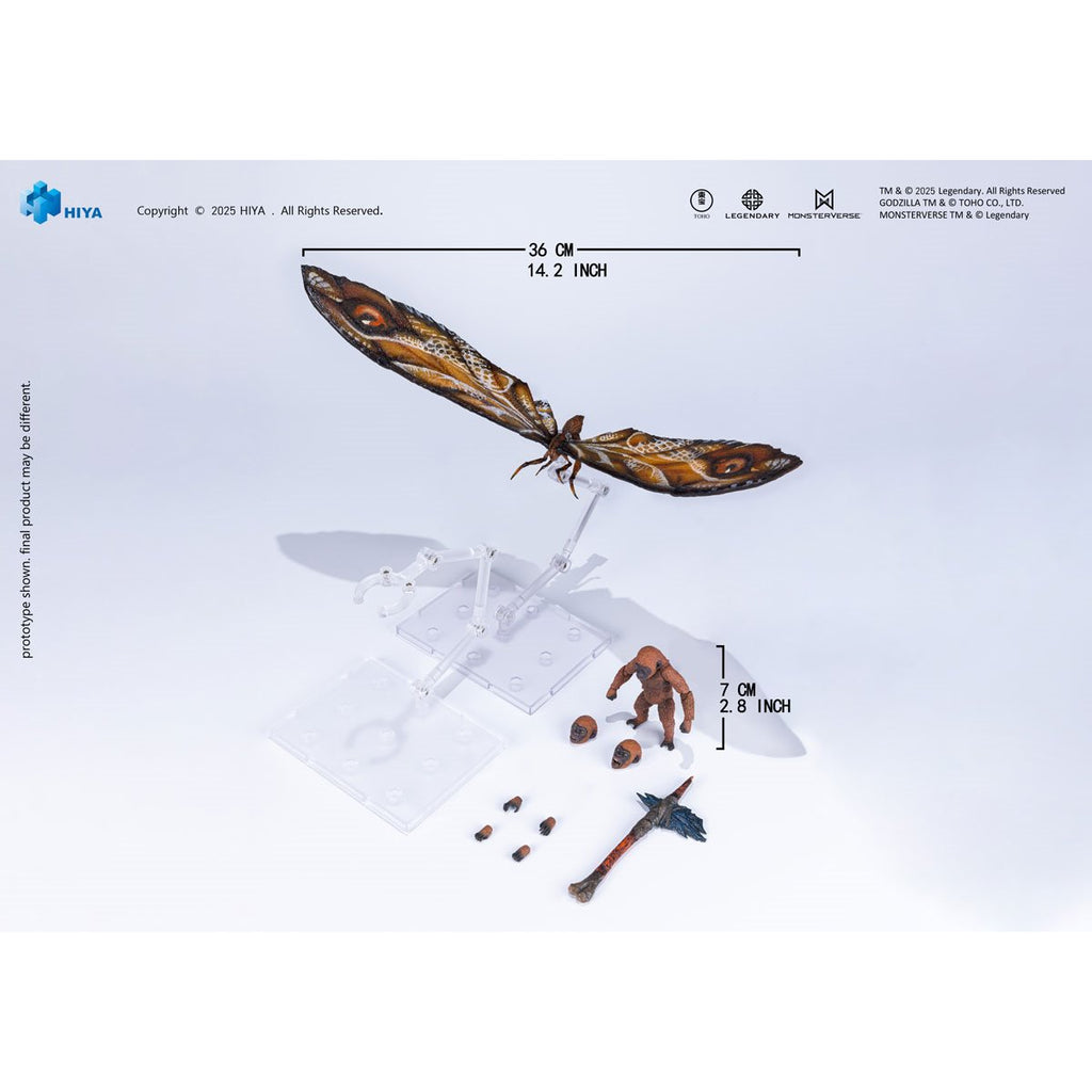 Godzilla x Kong: The New Empire Mothra Premium Set Exquisite Basic Series None Scale 14-Inch Action Figure