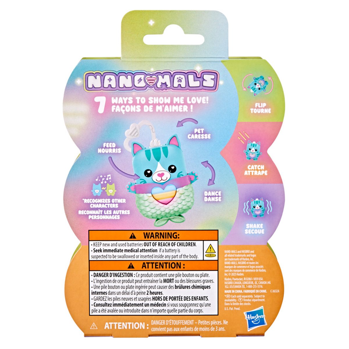 Nano-mals Pawtricia the Blue Kitty Electronic Pet Cat
