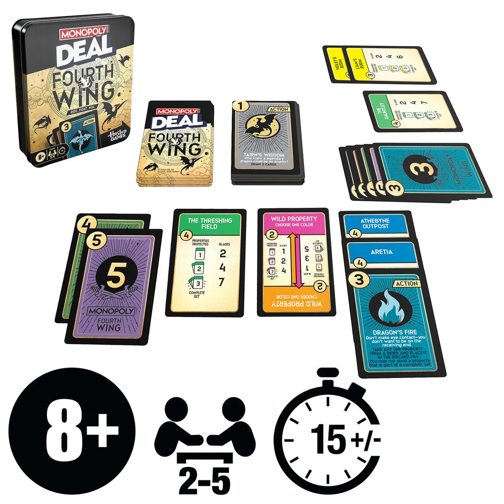 Fourth Wing Edition Monopoly Deal Game