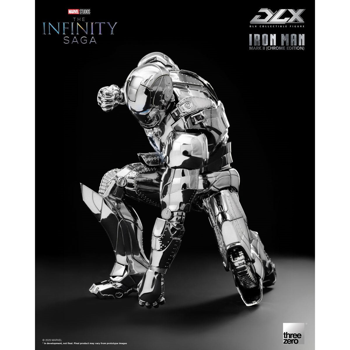 Marvel Studios: The Infinity Saga Iron Man Mark 2 Chrome Edition DLX Action Figure
