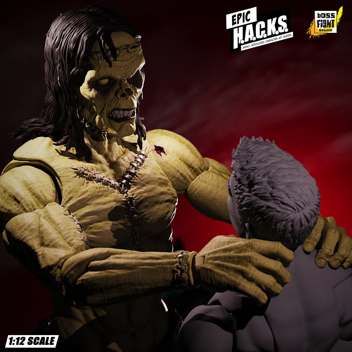 Epic H.A.C.K.S. Creatures Wave 1 Frankenstein's Monster: Undead Creature 1:12 Scale Action Figure