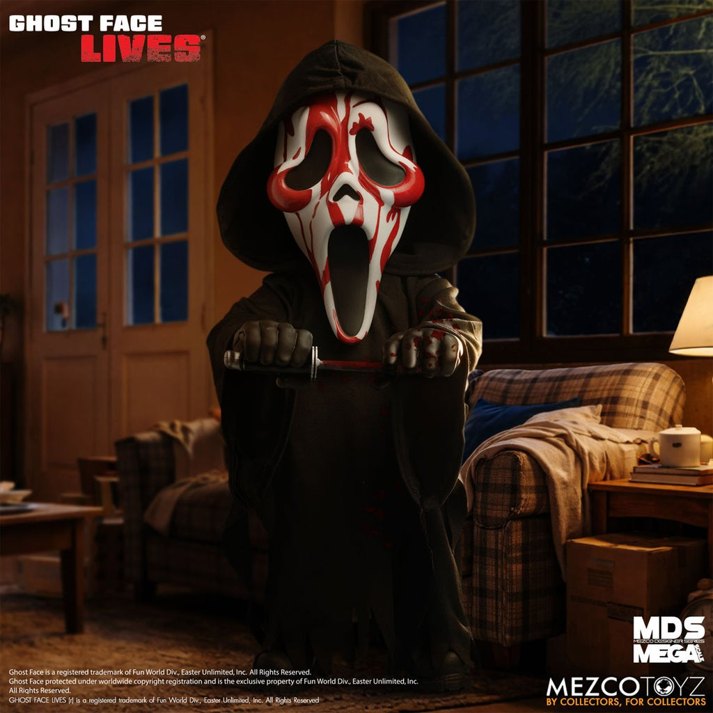 Ghost Face Bloody Version MDS Mega Scale 15-Inch Doll