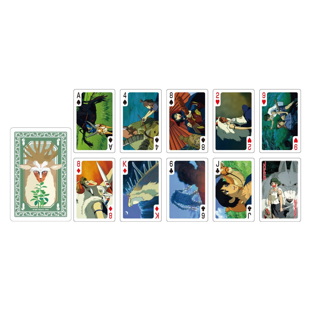 Princess Mononoke Scenes Playing Cards