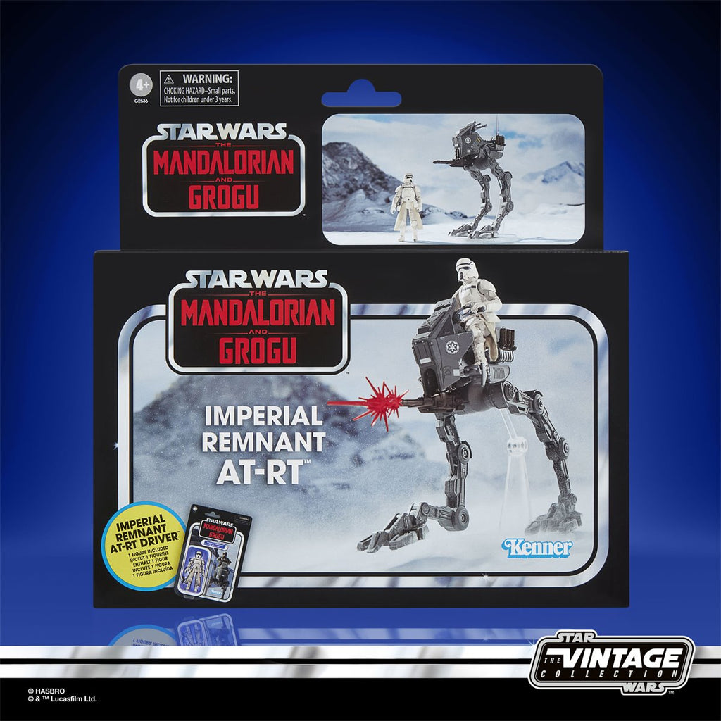 Star Wars The Vintage Collection The Mandalorian & Grogu Imperial Remnant AT-RT 3 3/4-Inch Action Figure