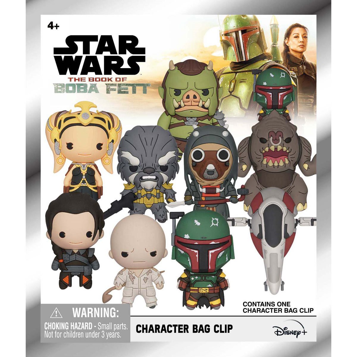 Star Wars: The Book of Boba Fett 3D Bag Clip Random 6-Pack
