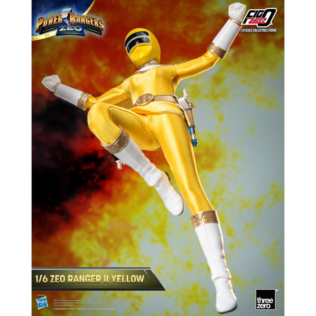 Power Rangers Zeo Yellow Zeo Ranger II FigZero 1:6 Scale Action Figure