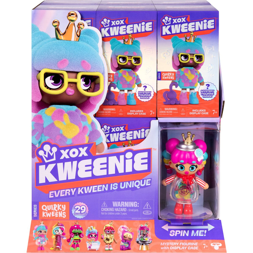XOX Kweenie Quirky Mystery 4-Inch Figure Display Case of 11