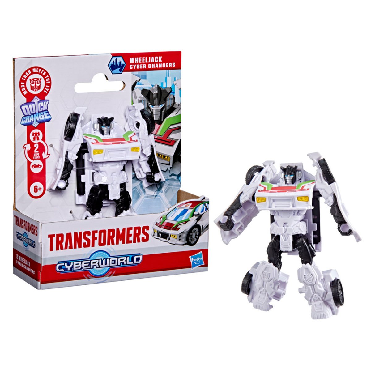 Transformers Cyberworld Wheeljack Cyber Changers 4-Inch Action Figure