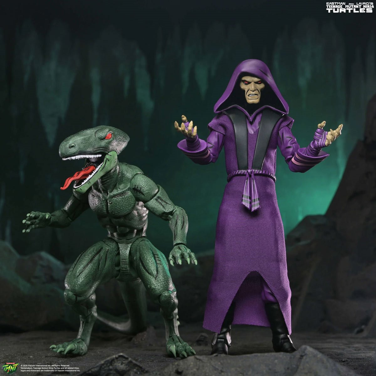 Teenage Mutant Ninja Turtles Mirage Comics Daimyo Orkai & Raptor 7-Inch Scale Action Figure