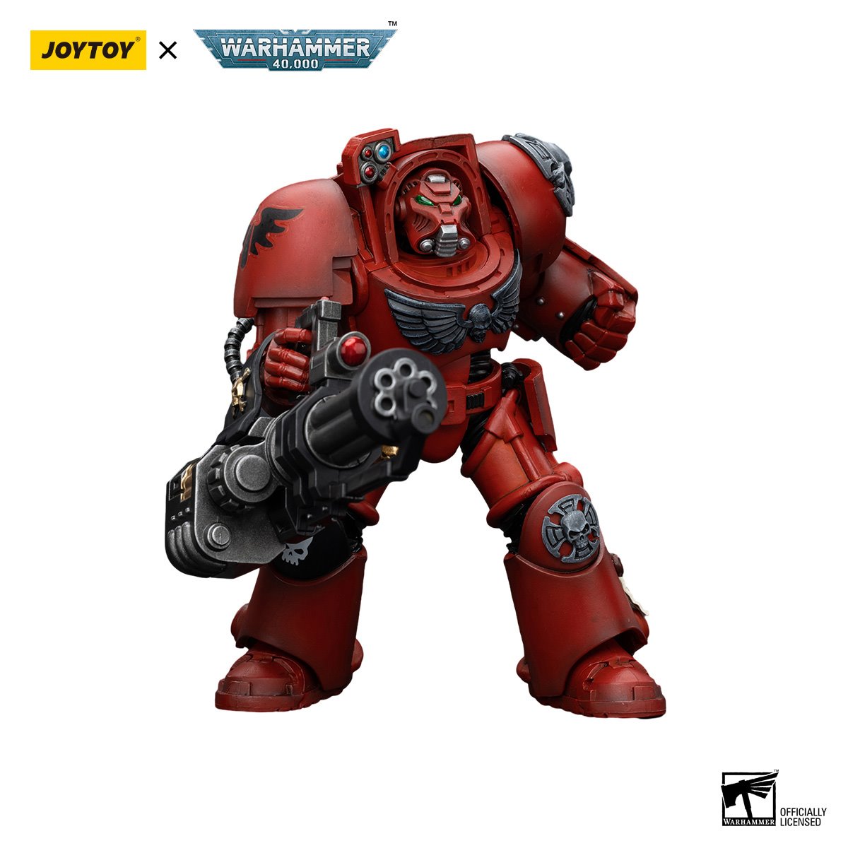 Joy Toy Warhammer 40,000 Blood Angels Terminator Squad with Assault Cannon 1:18 Scale Action Figure