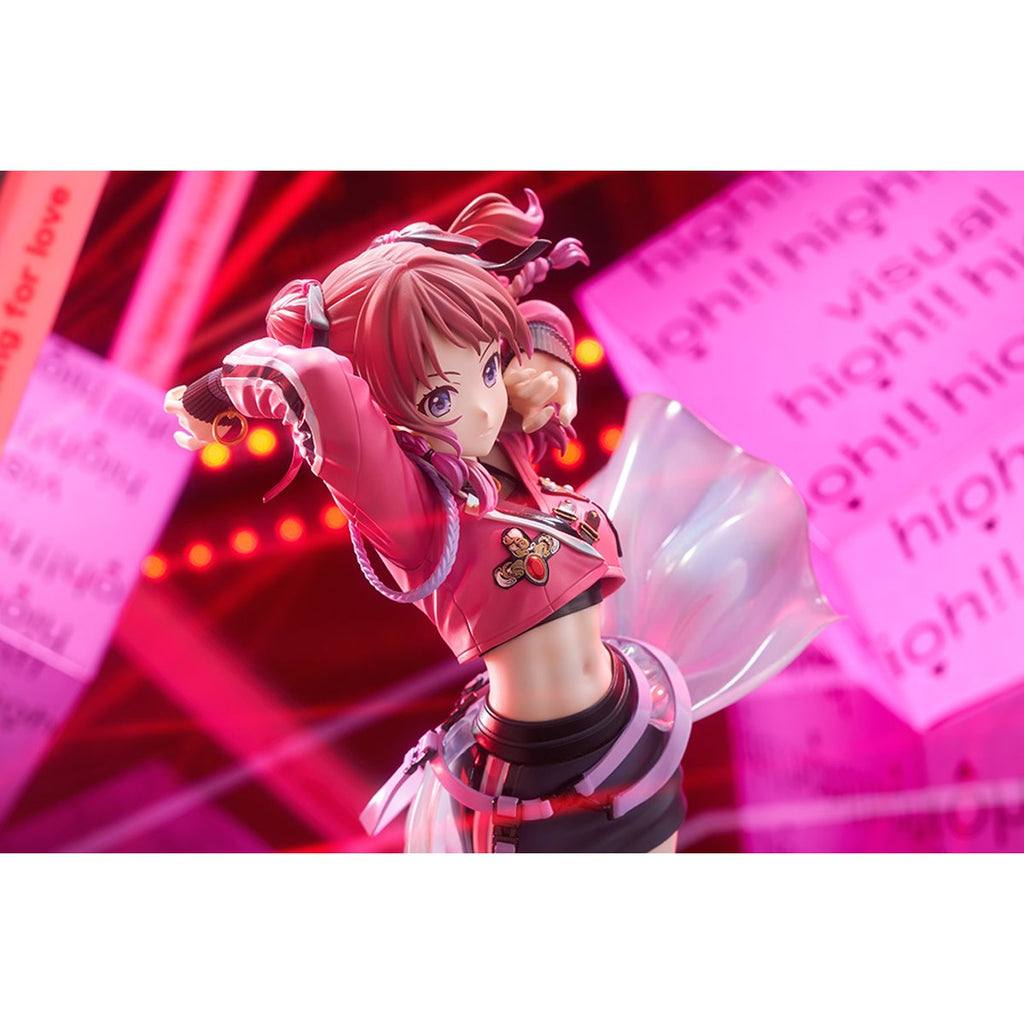 The Idolmaster Gakuen Saki Hanami Fighting My Way 1:7 Scale Statue