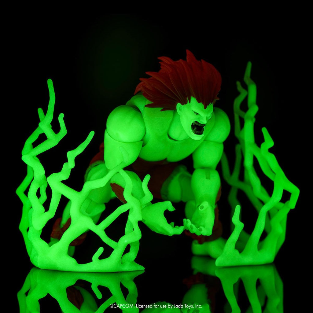 Ultra Street Fighter II Blanka Glow-in-the-Dark 6-Inch Scale Action Figure - Entertainment Earth Exclusive