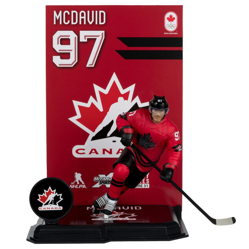 McFarlanes SportsPicks Hockey Canada Connor McDavid Olympics 2026 7-Inch Scale Posed Figure