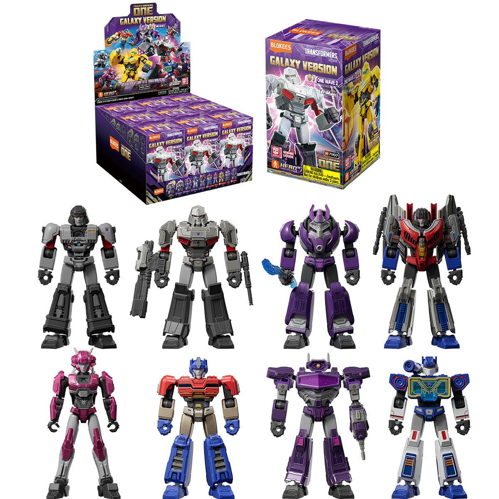 Transformers Galaxy GV07 Transformers One Movie Wave 2 Blokees 4-Inch Blind Box Model Kit Case of 9
