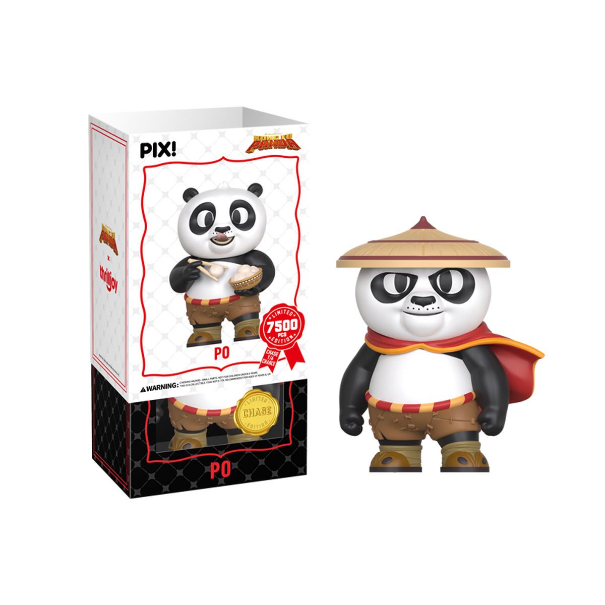Kung Fu Panda Po with Dumplings Pix! Vinyl Figure