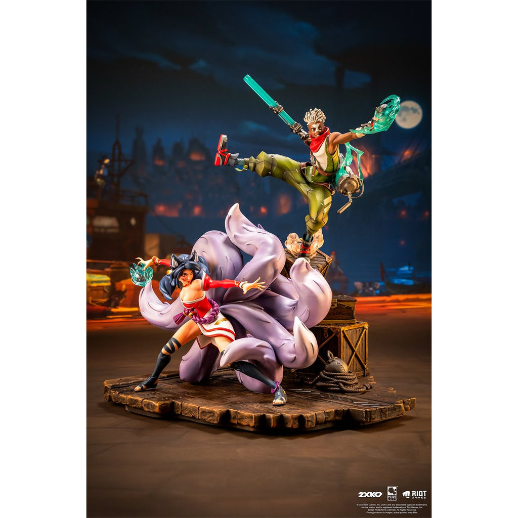 2XKO Ahri and Ekko 1:10 Scale Resin Statue