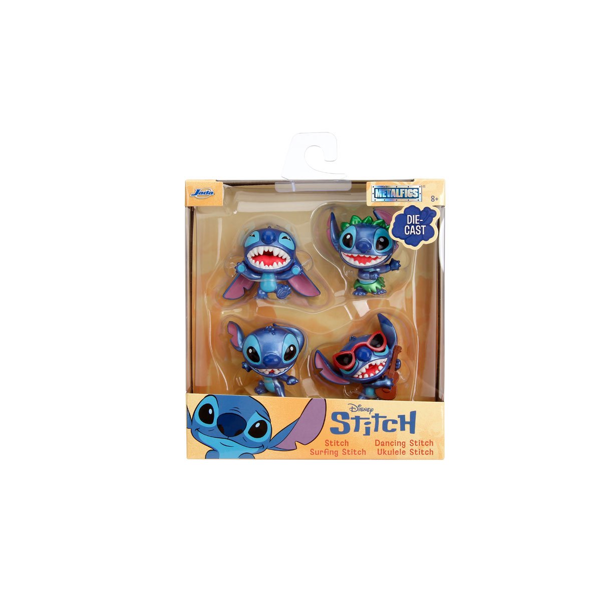 Lilo & Stitch Stitch Metalfigs 2 1/2-Inch Die-Cast Metal Mini-Figure 4-Pack