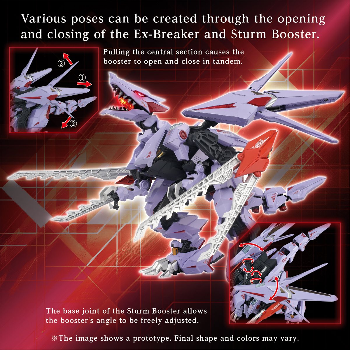 Zoids AM-Z01CP Berserk Fury Sturm & Jagd Unit Adamas Machina Model Kit Accessory Set