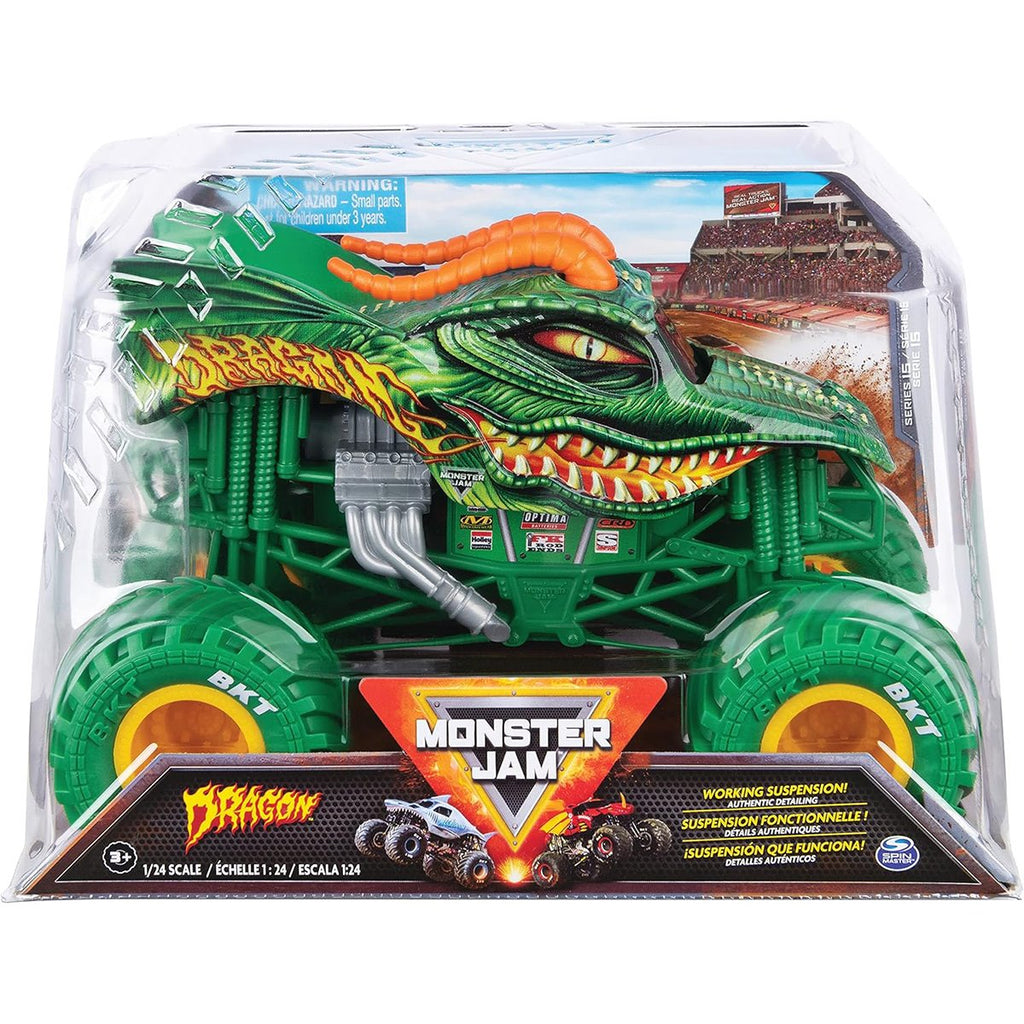 Monster Jam Monster Truck Mix 24 1:24 Scale Vehicle Case of 4