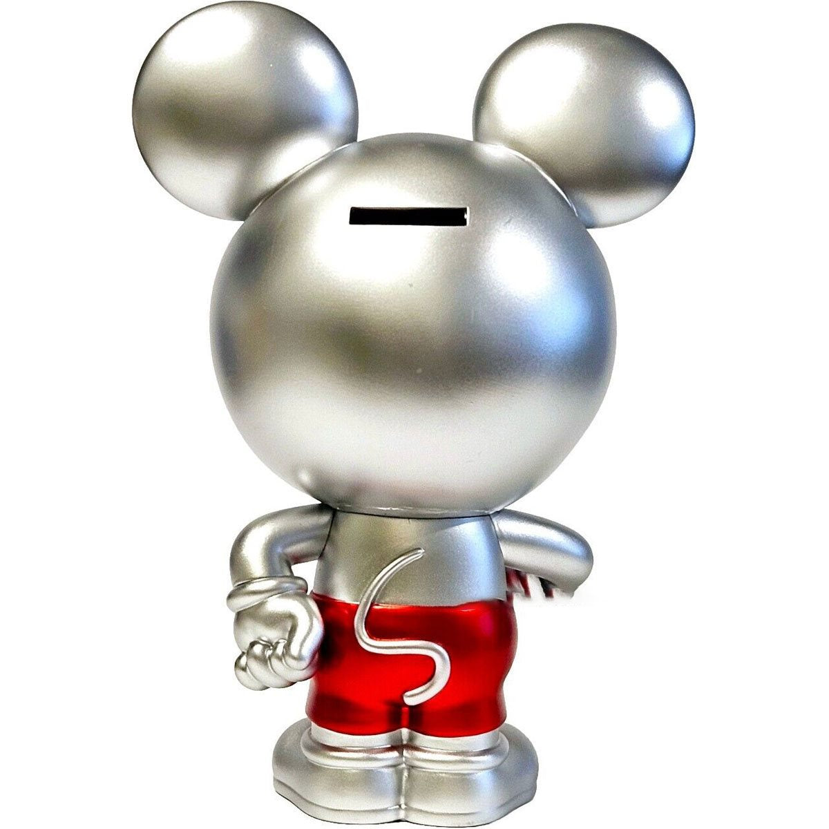 Disney 100 Mickey Mouse Silver PVC Figural Bank