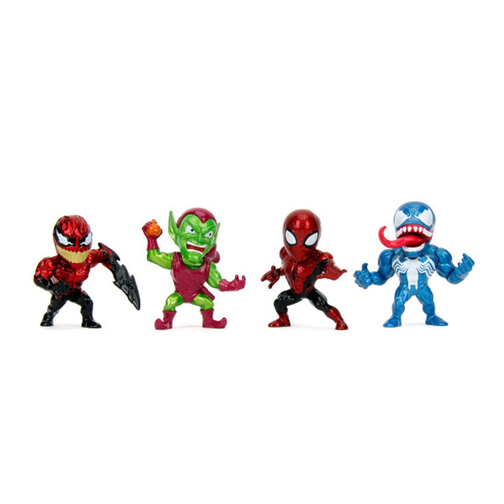 Marvel Spider-Man Wave 3 MetalFigs Die-Cast Metal 2 1/2-Inch Mini-Figure 4-Pack