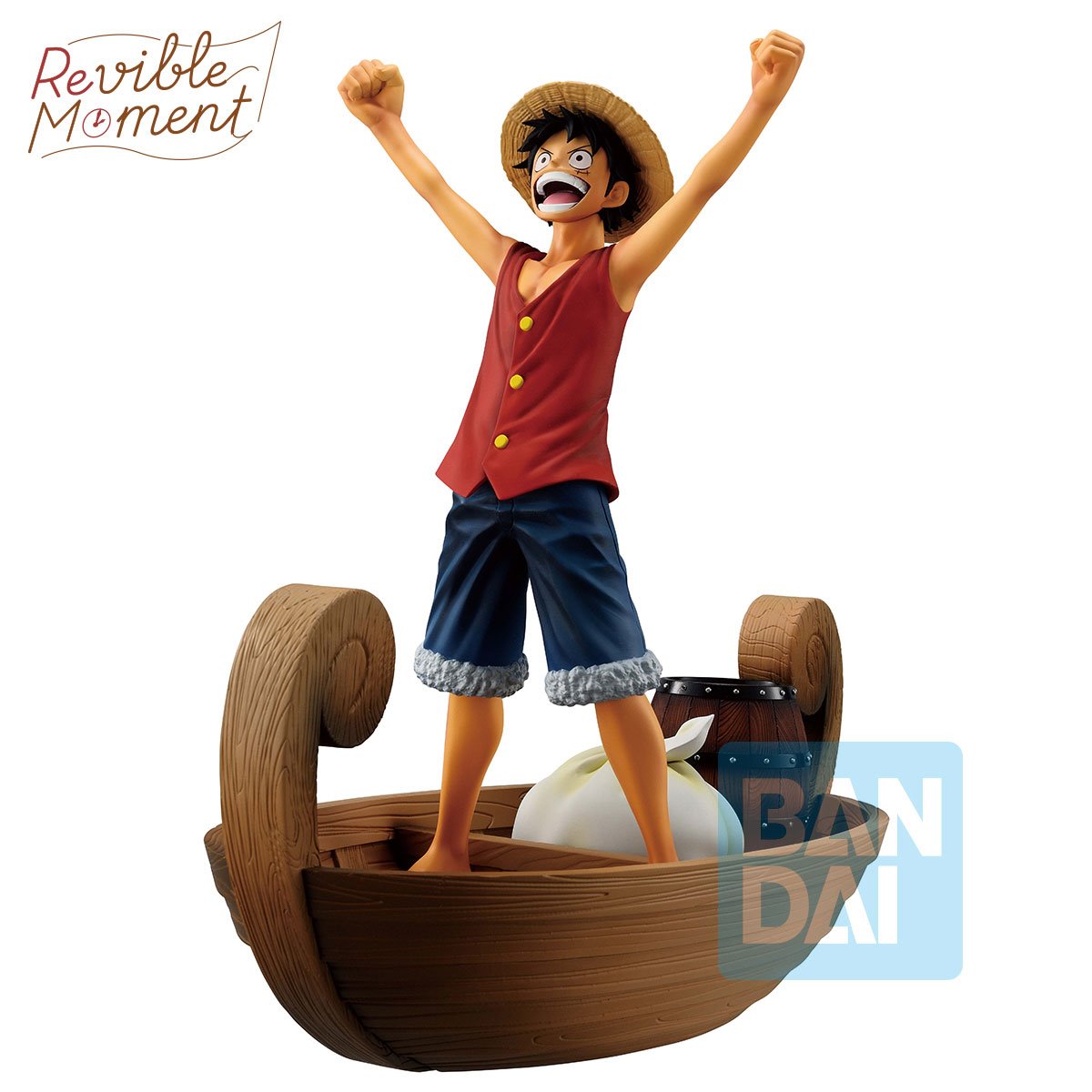 One Piece Monkey D. Luffy I'm Going To Become The King Of The Pirates! Ichibansho Revible Moment Statue