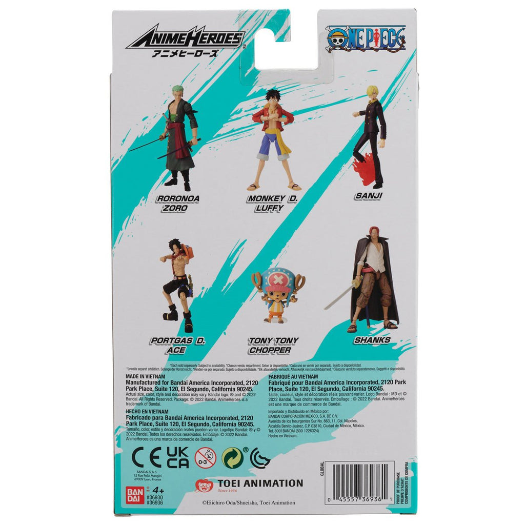 One Piece Anime Heroes Action Figure Wave 3 Case of 6
