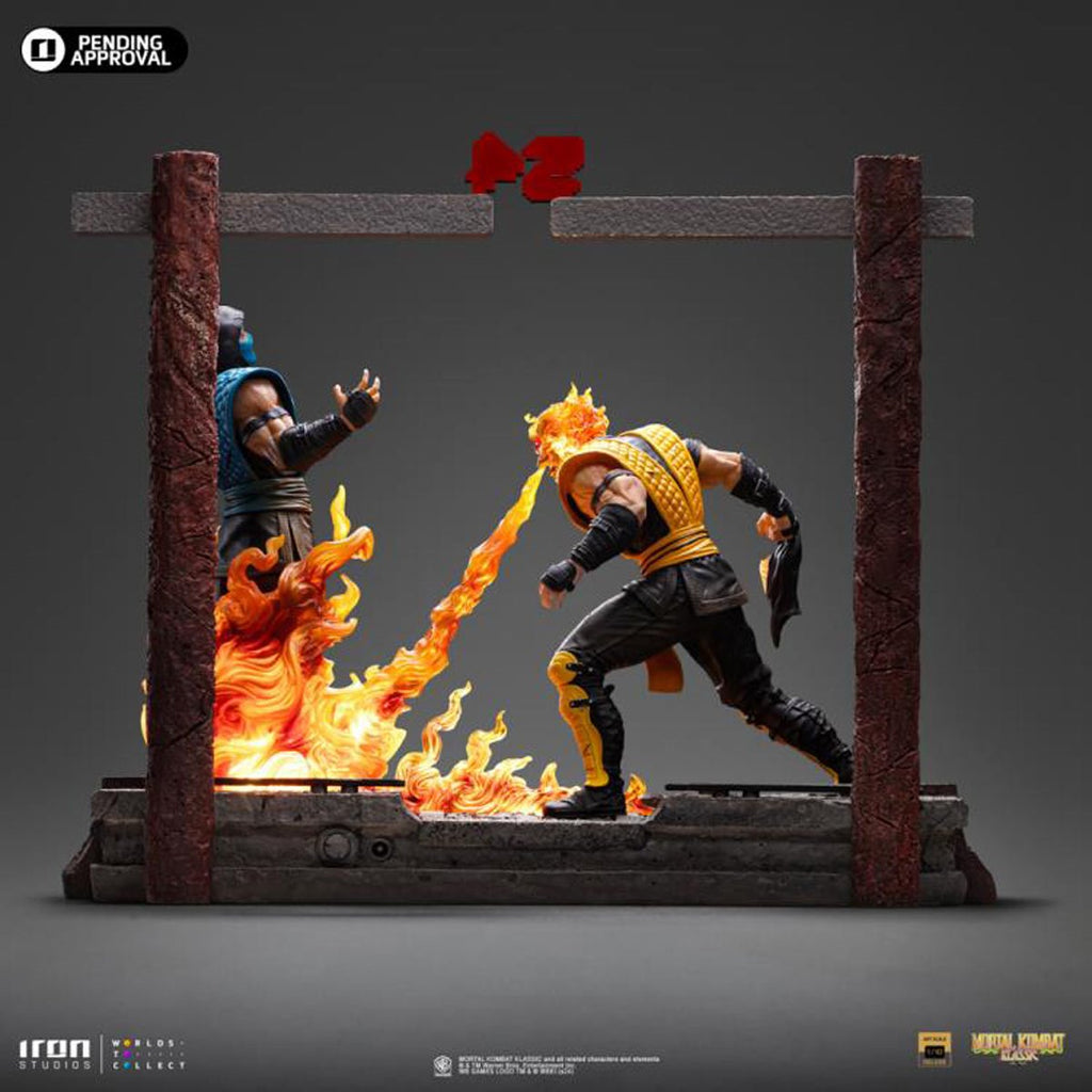 Mortal Kombat Scorpion Fatality 1:10 Deluxe Art Scale Limited Edition Statue