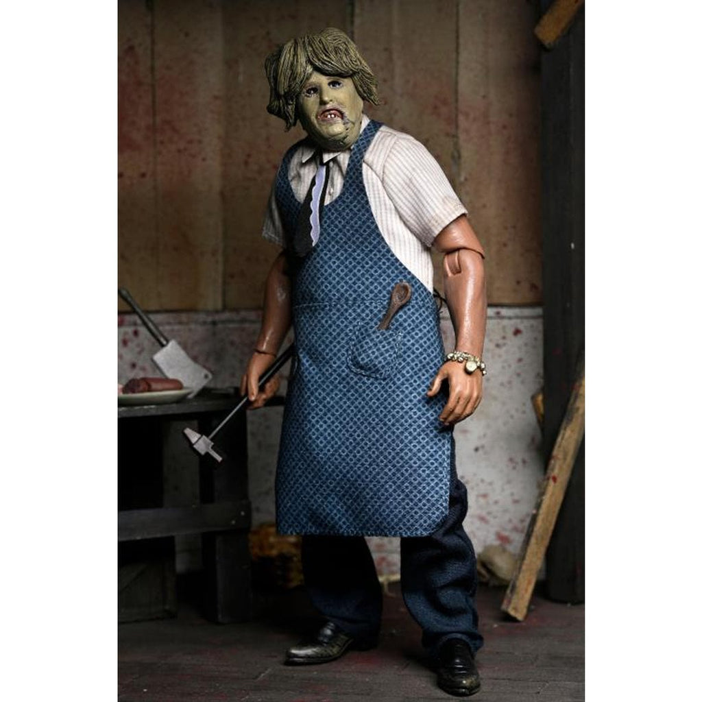The Texas Chainsaw Massacre Leatherface with Old Lady Mask 8-Inch Clothed Action Figure