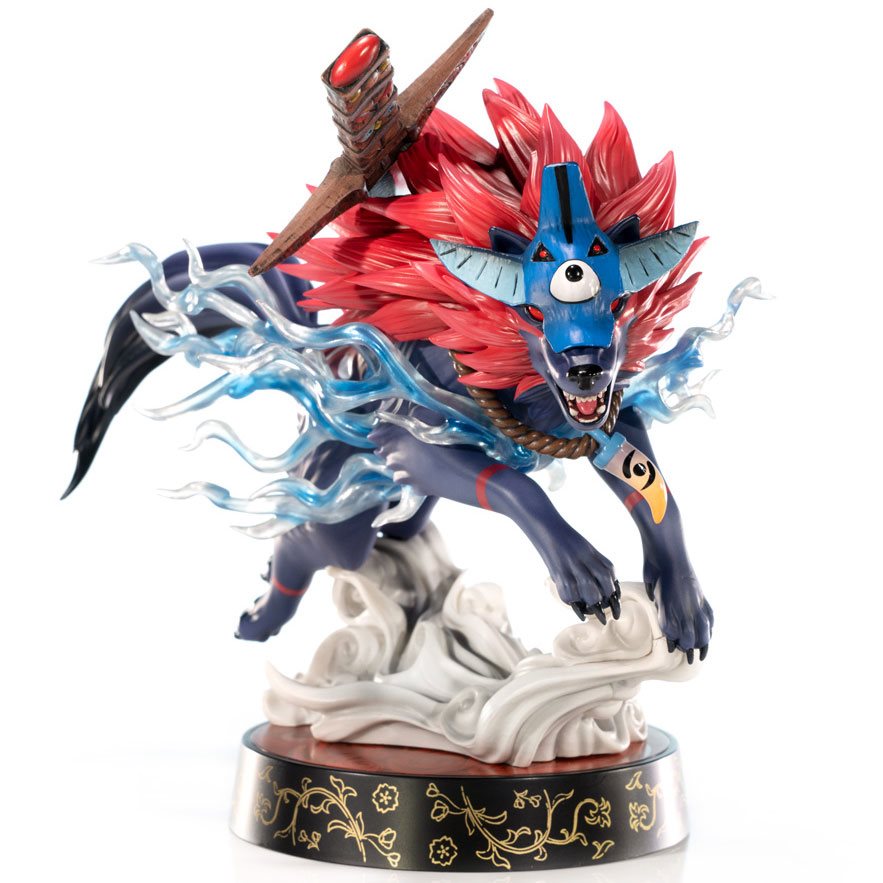 Okami Amaterasu Wolf Form Special Edition Painted Statue