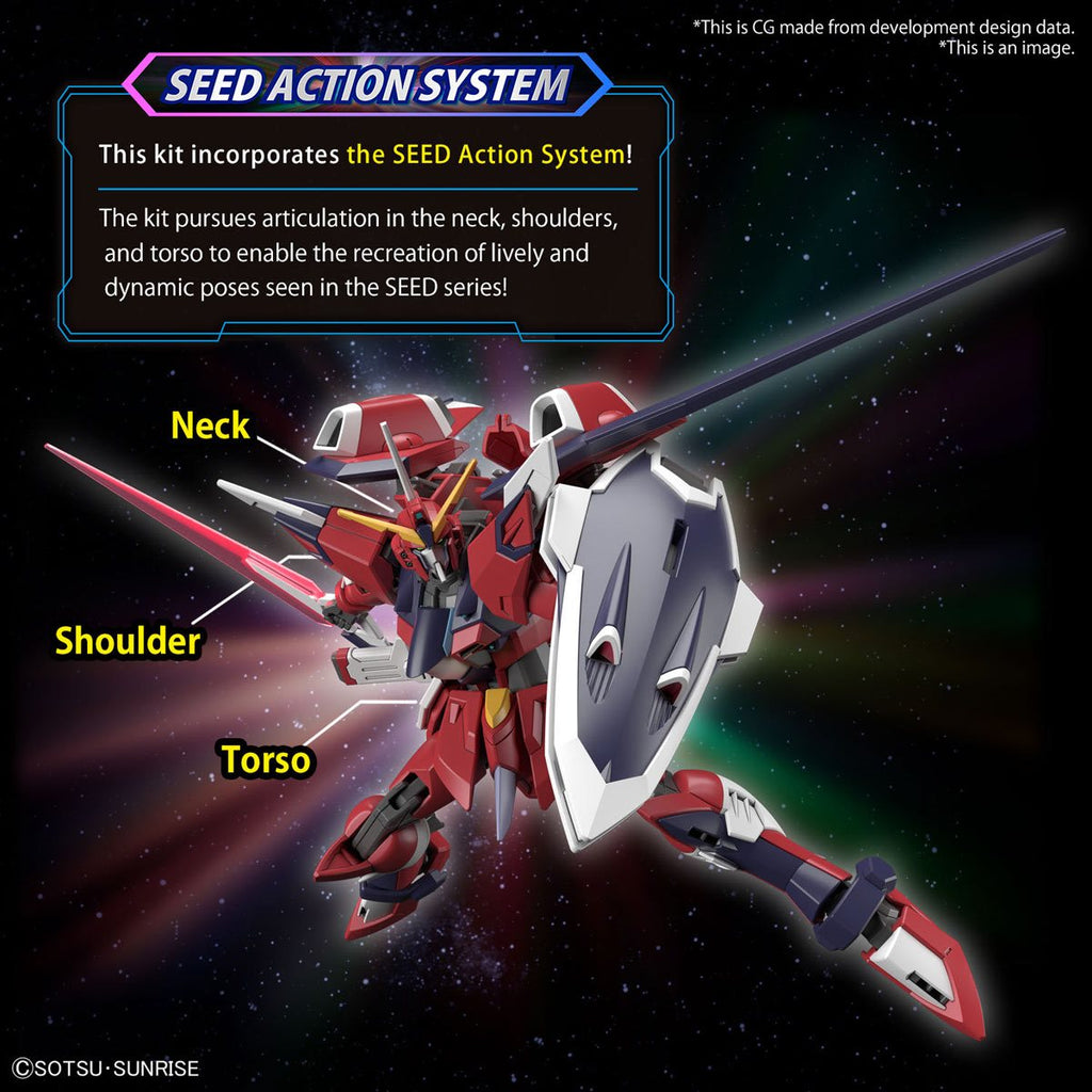 Mobile Suit Gundam Seed Freedom Immortal Justice Gundam High Grade 1:144 Scale Model Kit