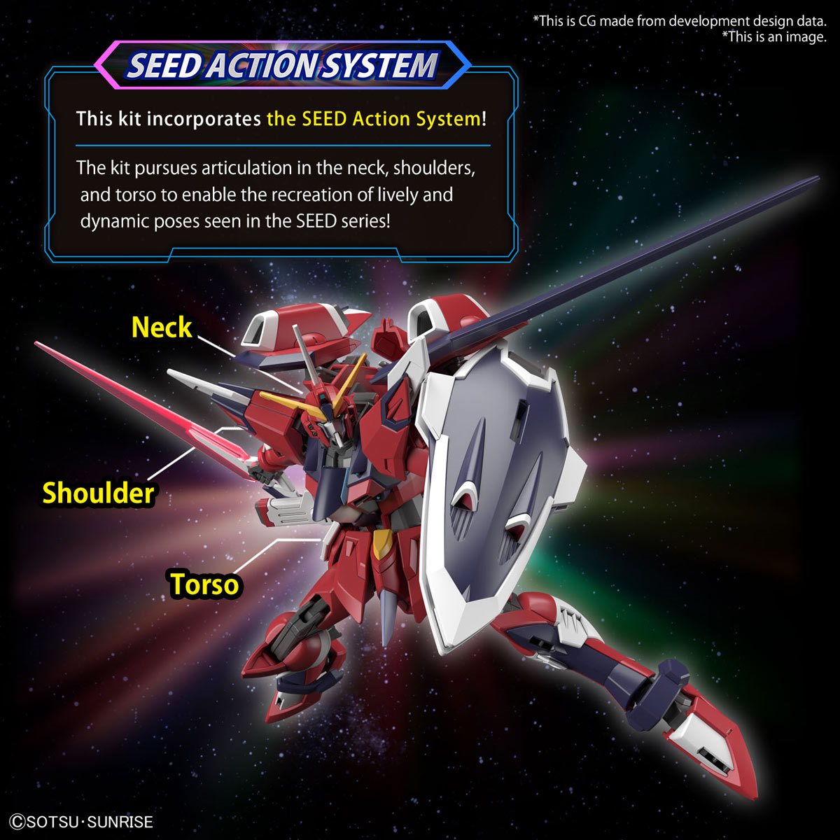 Mobile Suit Gundam Seed Freedom Immortal Justice Gundam High Grade 1:144 Scale Model Kit