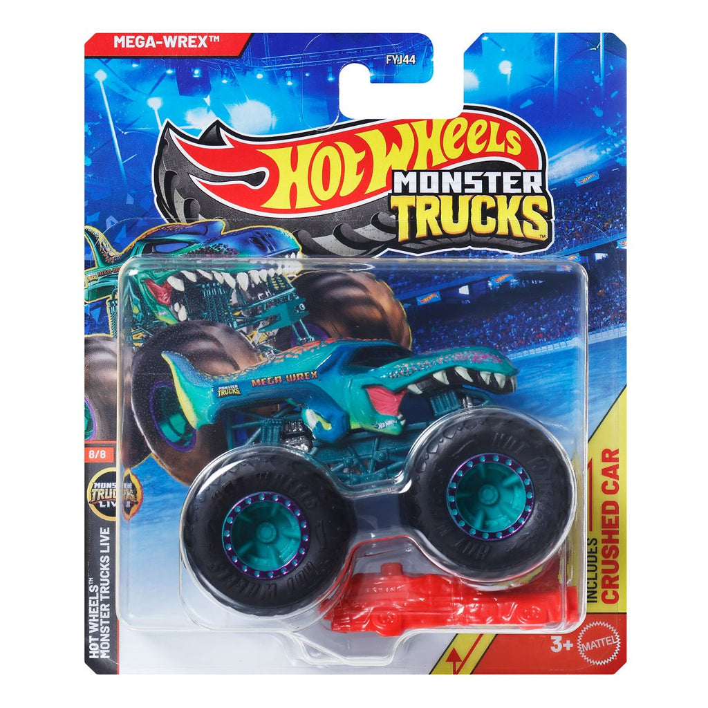 Hot Wheels Monster Trucks 1:64 Scale Vehicle 2026 Mix 3 Case of 8