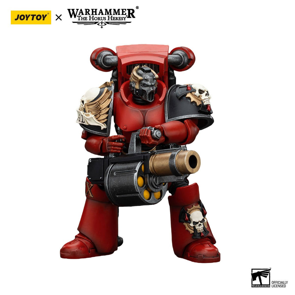 Joy Toy Warhammer Horus Heresy Blood Angels Tears Squad Arch-Erelim with Grenade Launcher 1:18 Scale Action Figure