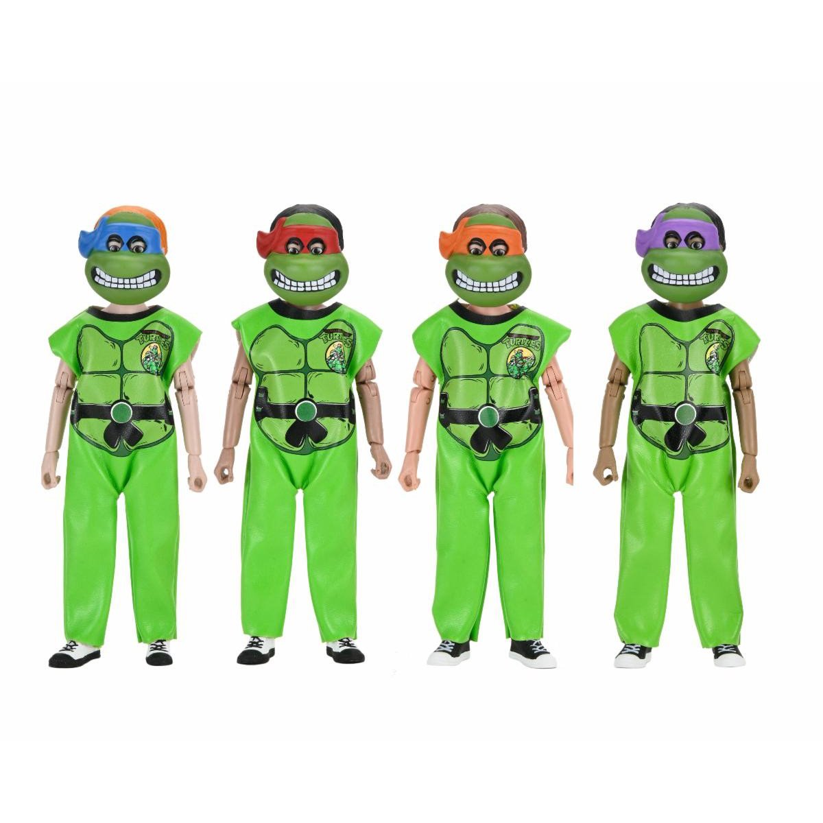 Ben Cooper x Teenage Mutant Ninja Turtles (1987 Cartoon) Costume Series 12 6-Inch Clothed Figure Set of 7