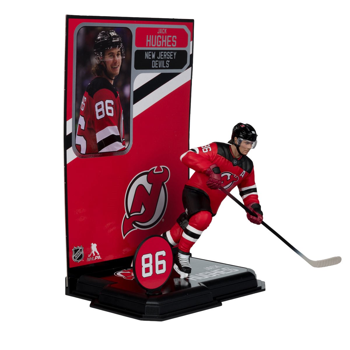 NHL SportsPicks New Jersey Devils Jack Hughes 7-Inch Posed Figure