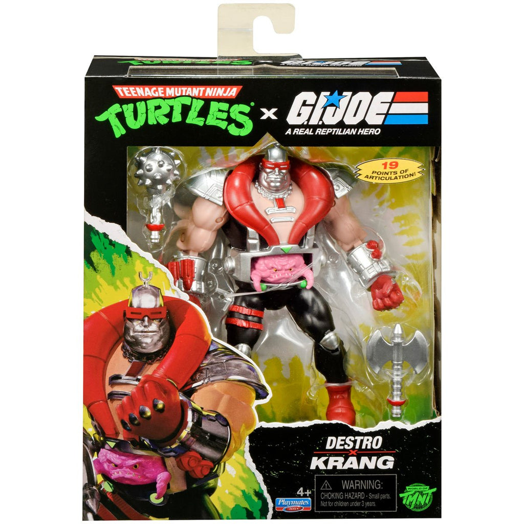 Teenage Mutant Ninja Turtles x G.I. Joe Krang Droid x Destro Action Figure