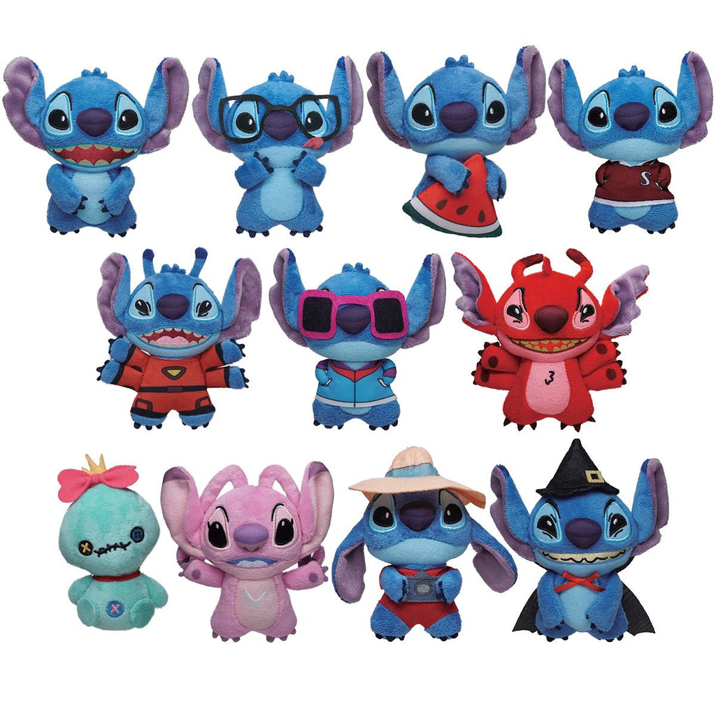Lilo & Stitch Stitch Plush Bag Clip Random 6-Pack