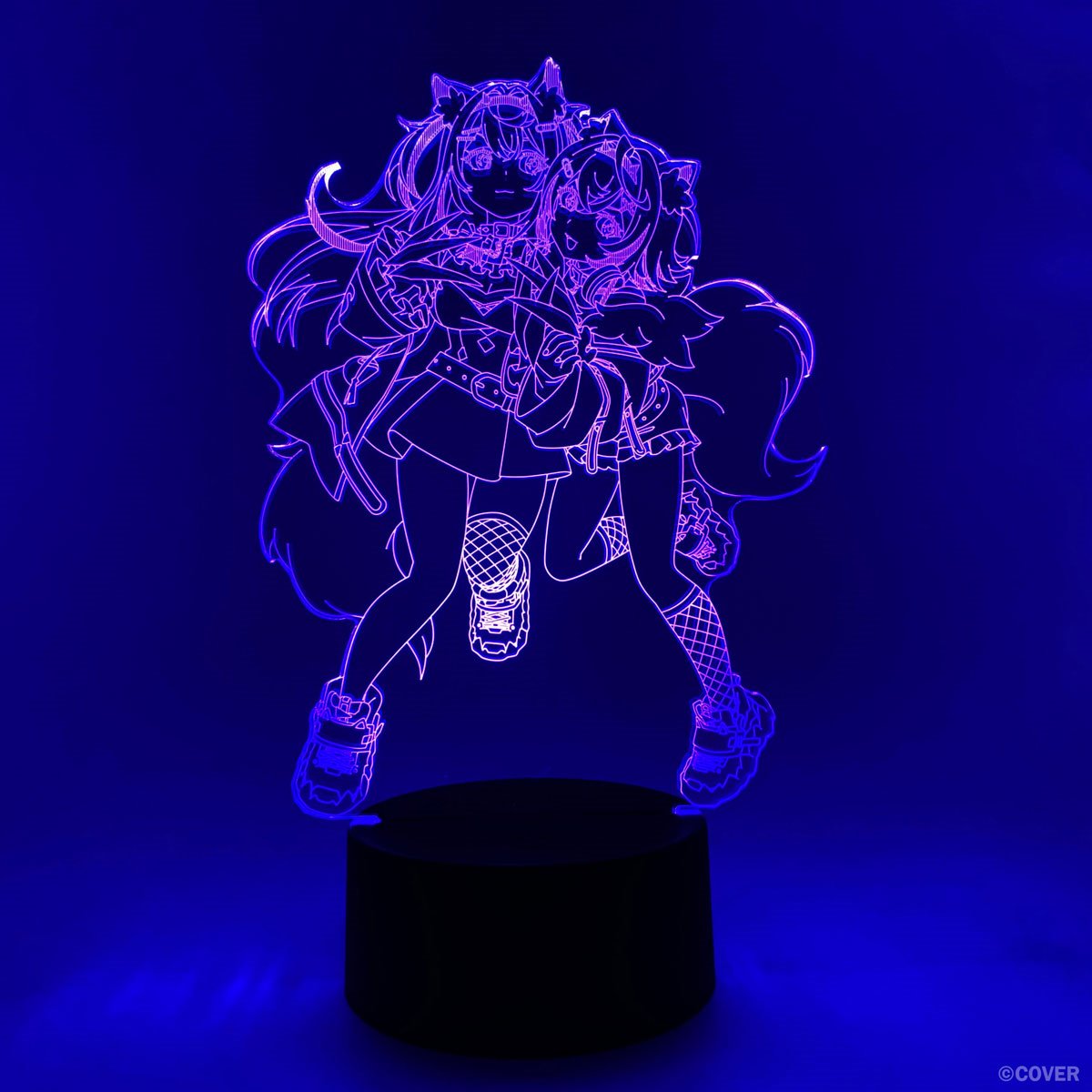 Hololive Advent Fuwawa and Mococo Abyssgard Otaku Lamp