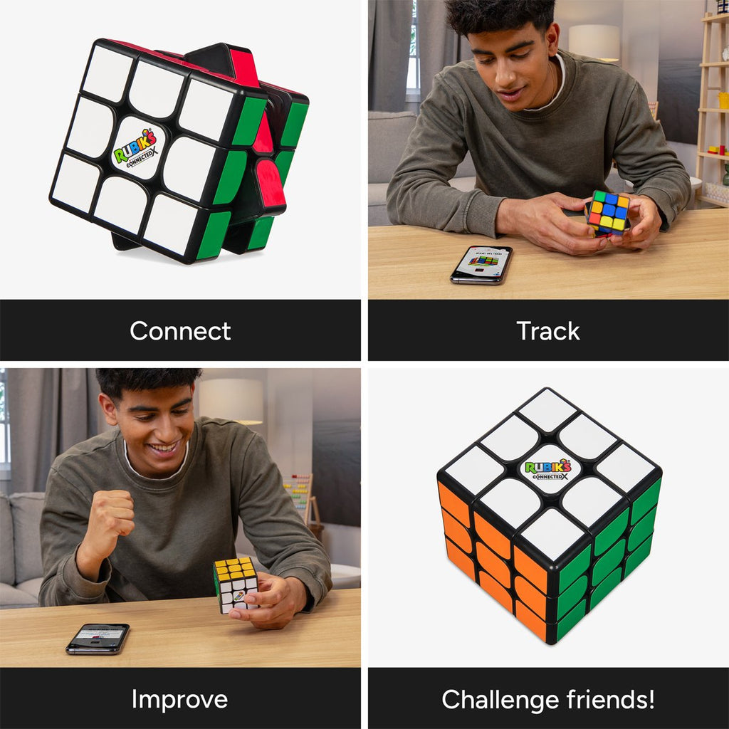 Original Rubik's Cube Connected Bluetooth-Enabled 3x3 Speed Cube with Guided Learning App