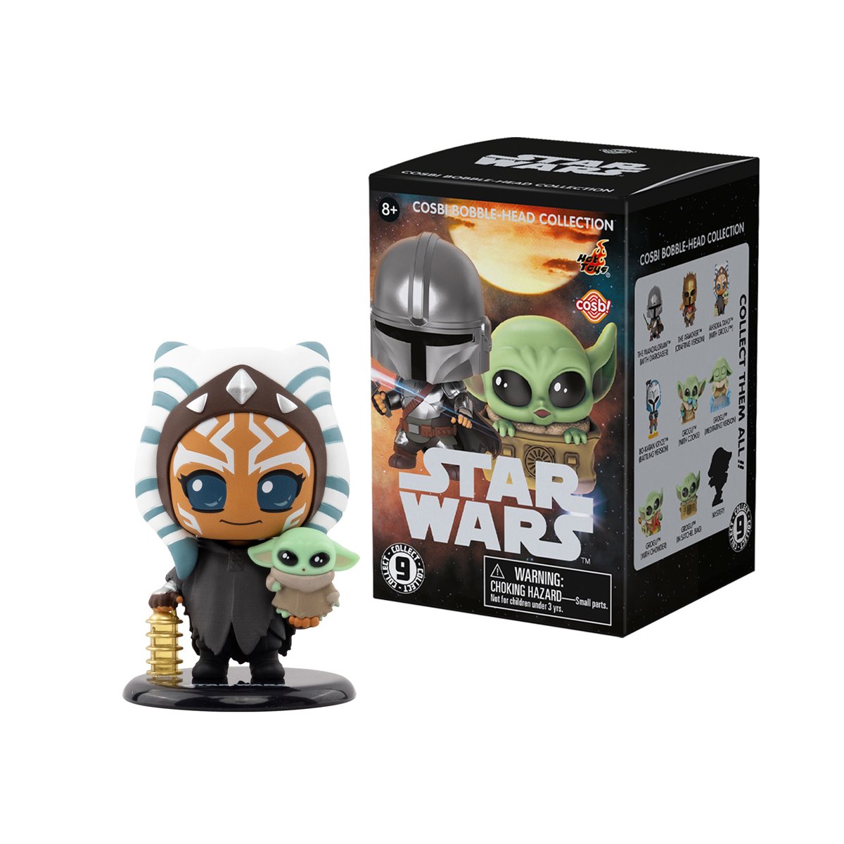 Star Wars Cosbi Bobble-Head Collection Series 3 Blind-Box Mini-Figure Case of 8