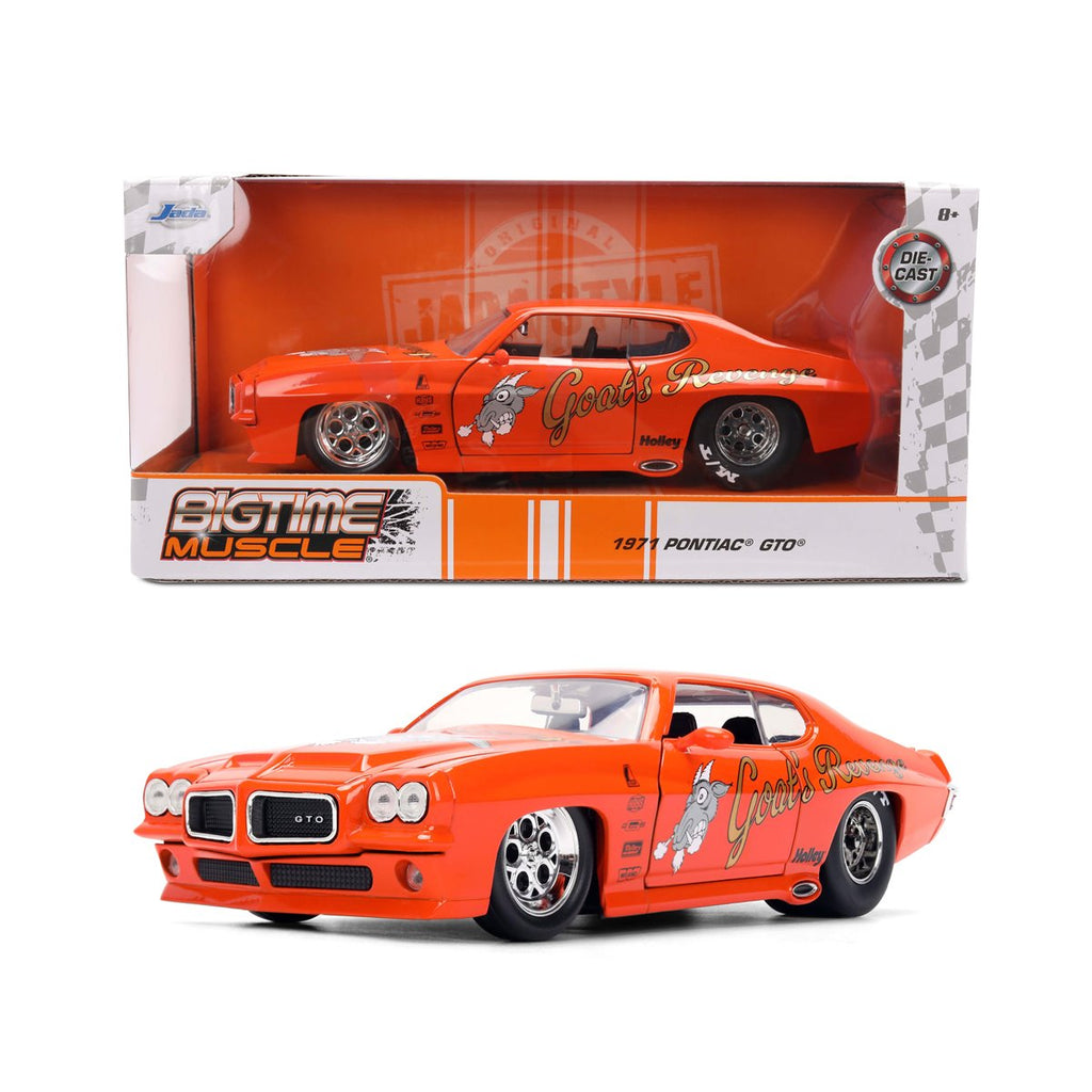 Bigtime Muscle 1971 Pontiac GTO Goat's Revenge 1:24 Scale Die-Cast Metal Vehicle