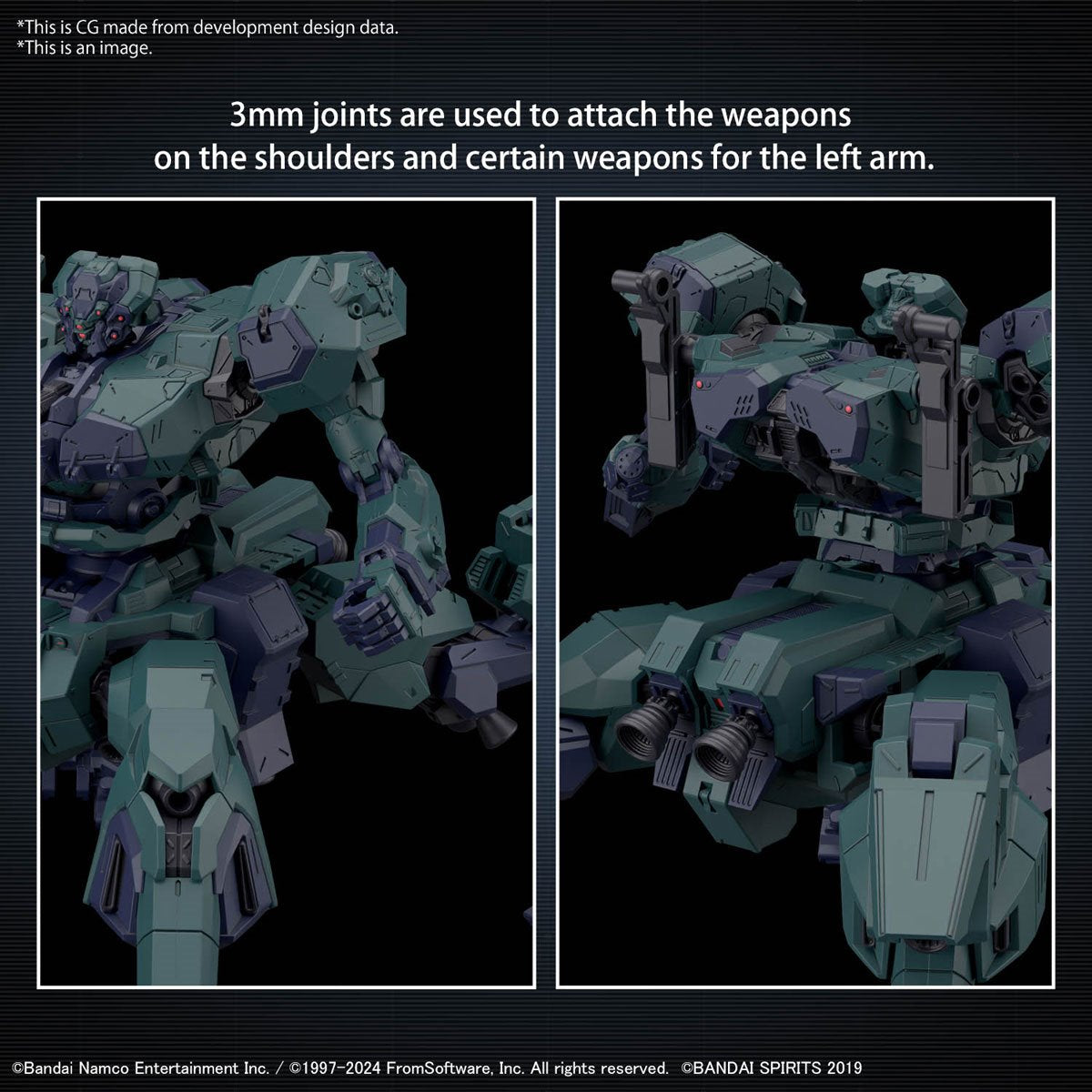 30 Minute Missions Armored Core VI: Fires of Rubicon Balam Industries BD-011 Melander Liger Tail Model Kit