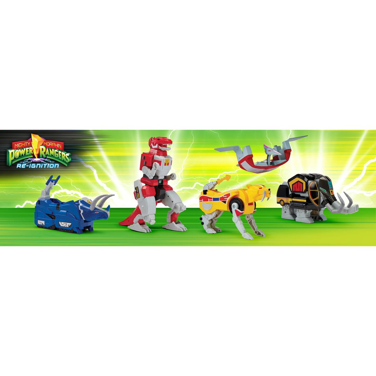Mighty Morphin Power Rangers: Re-Ignition Dlx. Combinable Mastodon Dinozord Action Figure