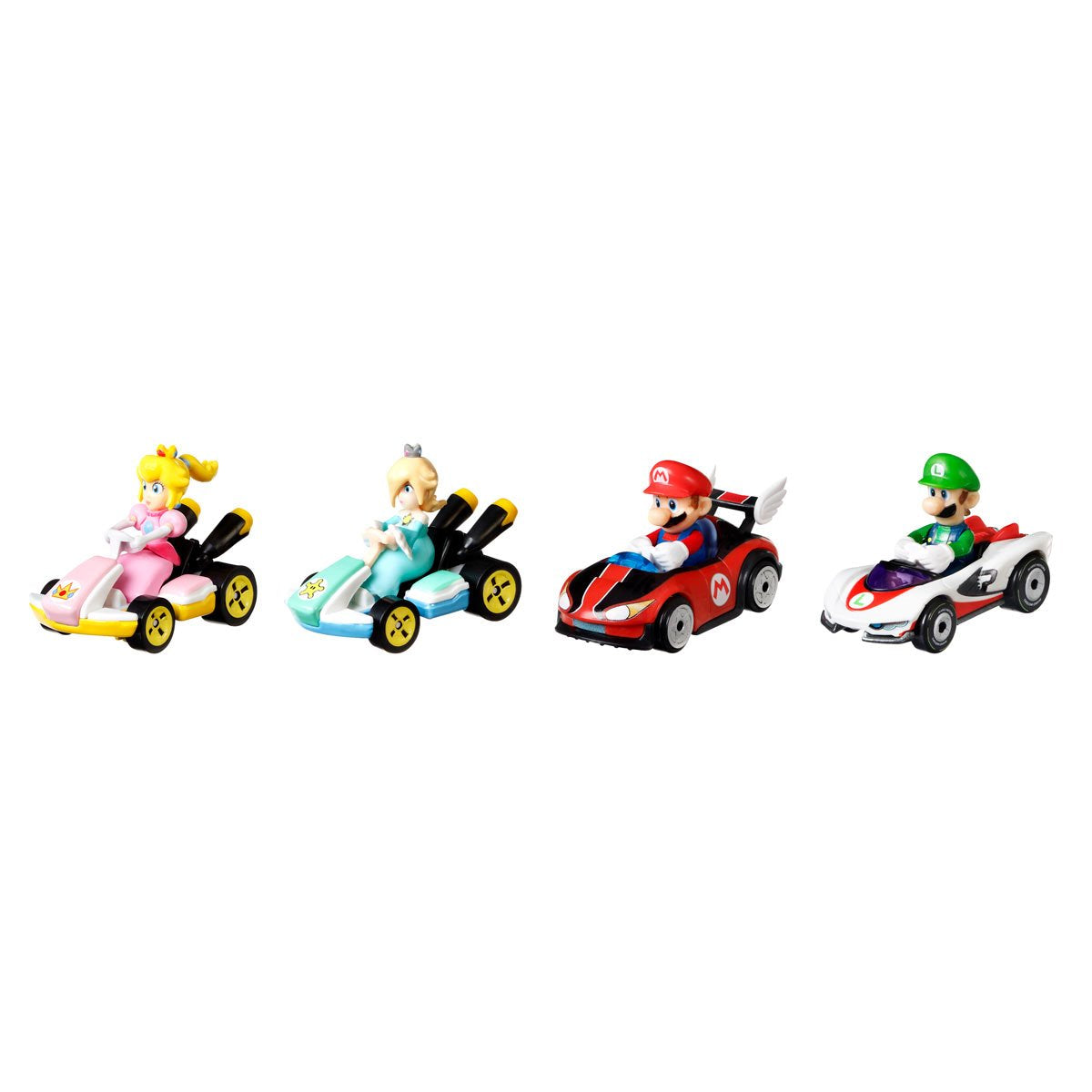 Mario Kart Hot Wheels 2025 Mix 3 Vehicle 4-Pack Case of 3