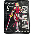 Solo Leveling Cha Hae-In Black Throw Blanket